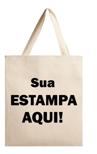 40 Sacolas Ecológicas 30x40 Personalizadas (ecobag) Algodão