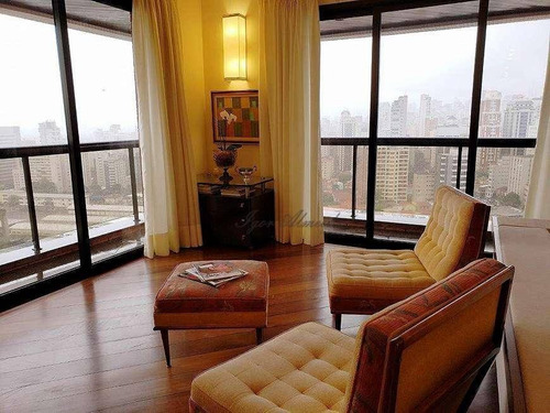 Imagem 4 de 30 de Cobertura Duplex Com 4 Dm À Venda, 474 M² Por R$ 4.800.000,00 - Paraíso - São Paulo/sp - Co1272