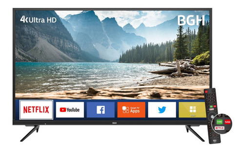 Imagen 1 de 4 de Smart Tv Bgh 50 B5020uk6 4k Netflix Youtube Delta