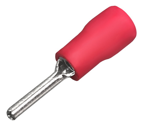 Kit 200un Terminal Pré-isolado Pino 0,5mm A 1,5mm - Vermelho