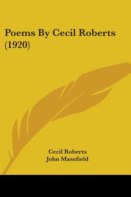 Libro Poems By Cecil Roberts (1920) - Roberts, Cecil