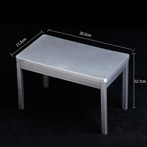 1:6 Escala Mini Mesa Modelo Decoración Para 12 Pulgadas