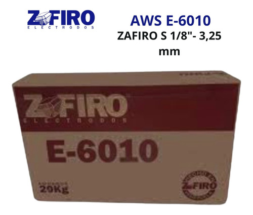 Electrodo Zafiro  E6010 3,25 Mm- 1/8  Oferta