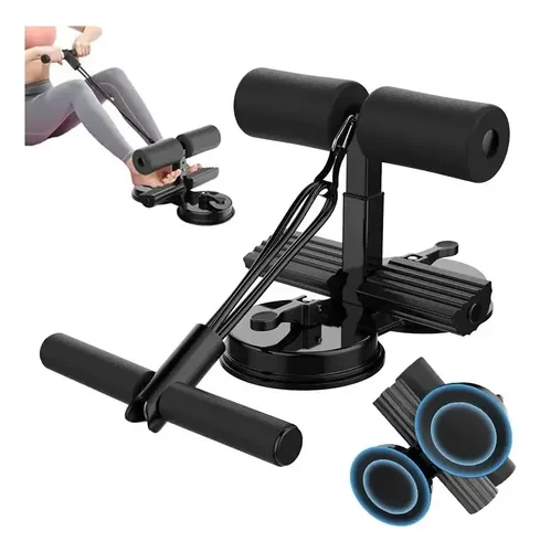 Aparelho Abdominal Suporte Pé Exercicios Academia Abdominal Preto