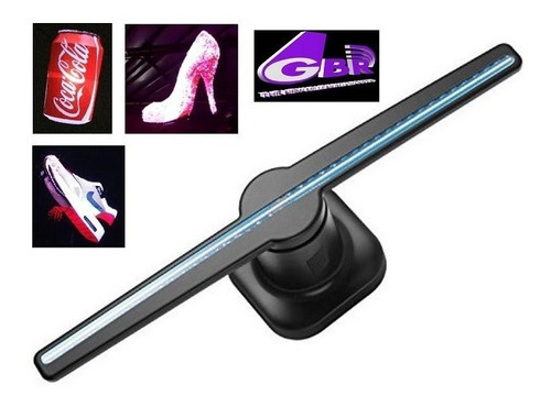 Proyector Holografico 3d Future Gbr Logo Animacion 360° Led