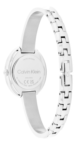 Reloj Calvin Klein Dama Twisted Bezel 25100055 Plateado