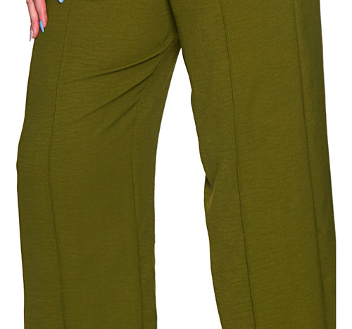 Calça Feminina Duna Pantalona Com Botão E Zíper Sweet Marry