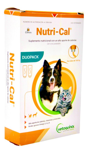 Vetoquinol Nutri-cal Duo Pack Dos Tubos De 120.5g