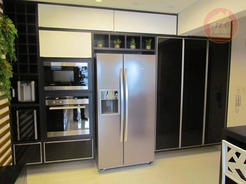 Apartamento Com 3 Dormitórios À Venda, 149 M² Por R$ 1.290.000 - Canto Do Forte - Praia Grande/sp - Ap5549