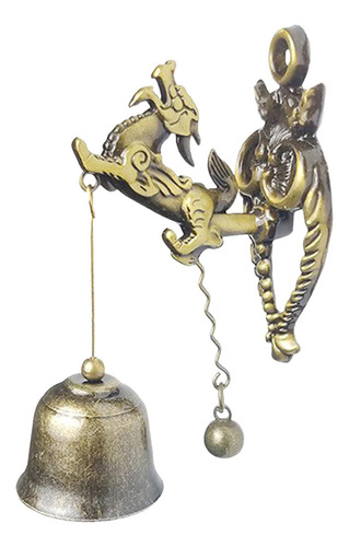 Campana De Hierro Fundido Para Puerta Delantera, Vintage