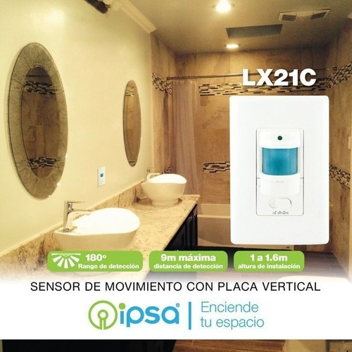 Sensor De Movimiento Placa Vertical Lx21c Ipsa