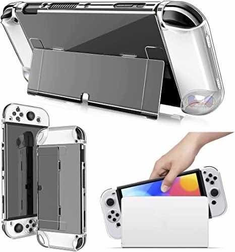 Imagen 2 de 2 de Estuche Nintendo Switch Oled Tipo Cristal Case Policarbonato
