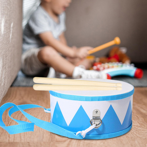 Juego De Tambor For Niños De 8 Pulgadas, Tambor De Azul