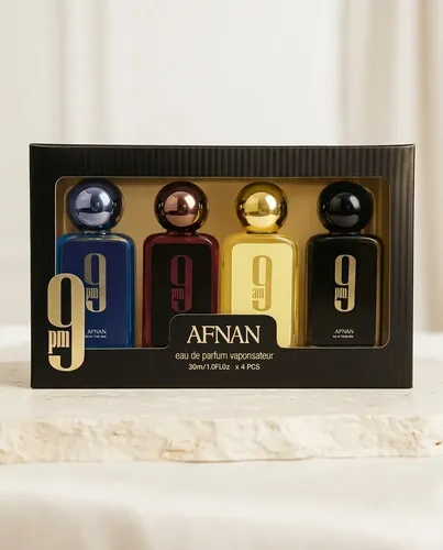 Perfume Árabe Set X4 9pm Afnan Hombre Eau De Perfum 30ml