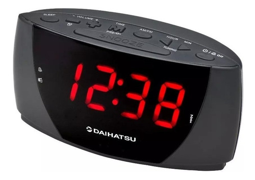 Radio Reloj Digital Daihatsu D-rr18 Am Fm Negro