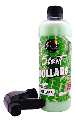 Scent Aromatizante Liquido En Spray Multiambientes  500ml Verde Claro Dollars