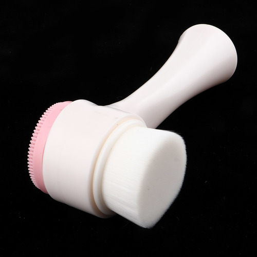 Cepillo De Limpieza Facial De Doble Cara 1 Exfoliador