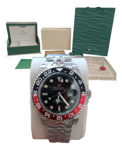 Reloj Rolex No Omega Patek Gmt Coca-cola Jubilee Con Caja (Usado)