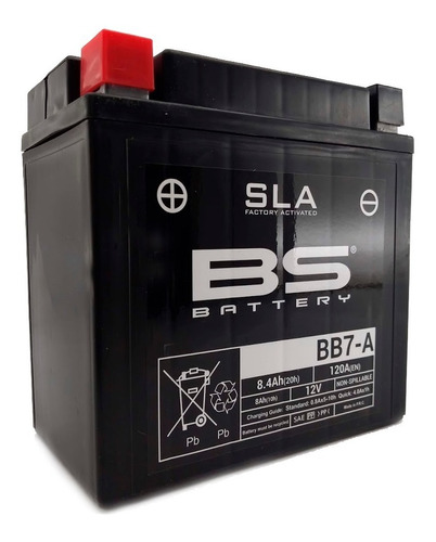 Bateria Bb7-a 12n7-4a Suzuki En Gn Bs Battery Agm Ryd Motos