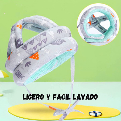 Casco Antigolpes De Seguridad Ajustable Para Bebés