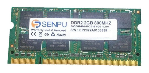 Memoria Ram Para Laptop Ddr2 2gb 800mhz Pc2-6400s Tienda