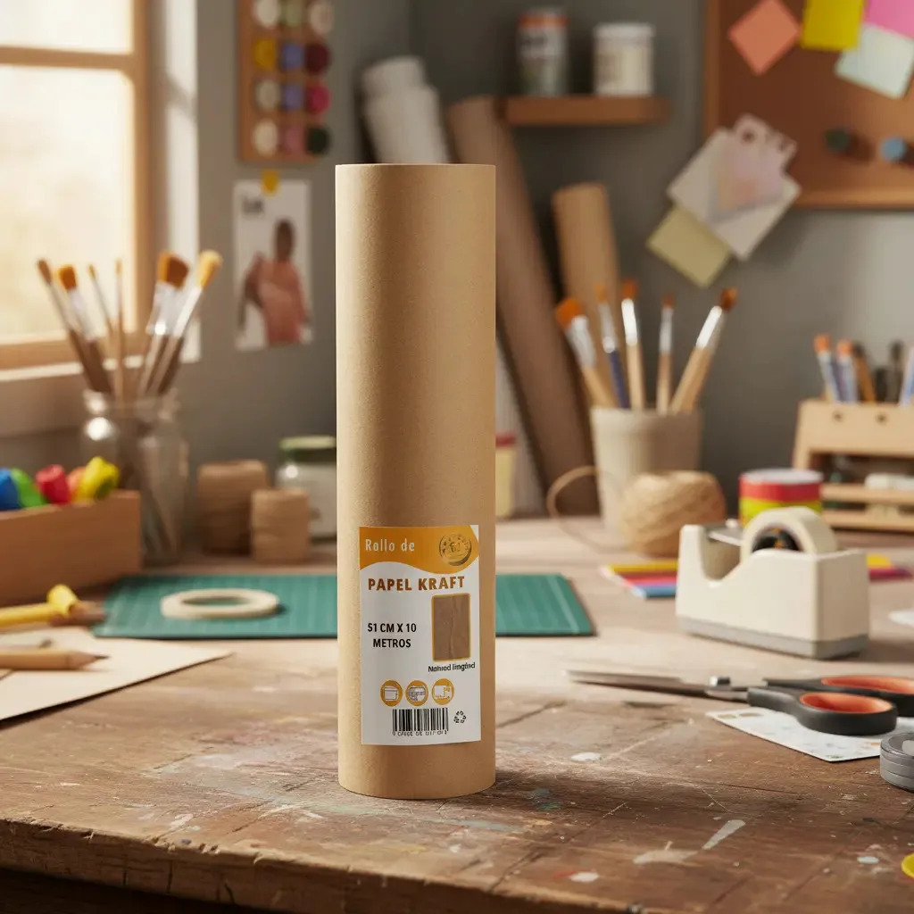 Papel Kraft Rollo 50cm Ancho X 10m 120 Gr Embalaje
