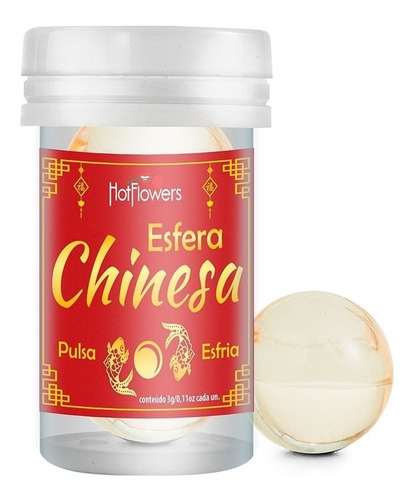 Hot Ball Bolinha Explosiva Plus Lubrificante Esfera Chinesa