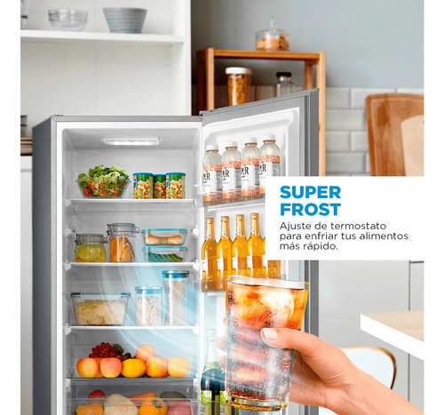 Midea Mdrb369fge50 259 Lts Frío Directo Light Silver
