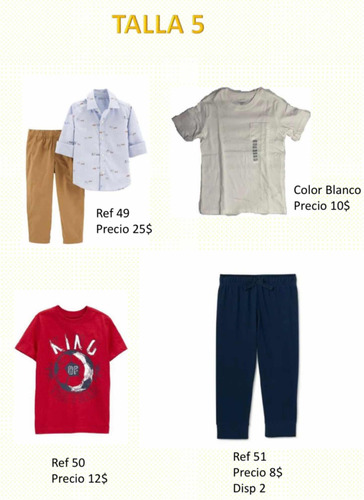 Ropa Importada Para Niños Y Adolescentes!