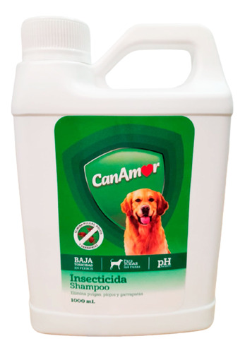 Shampoo Insecticida Perros X 1 Litro Canamor