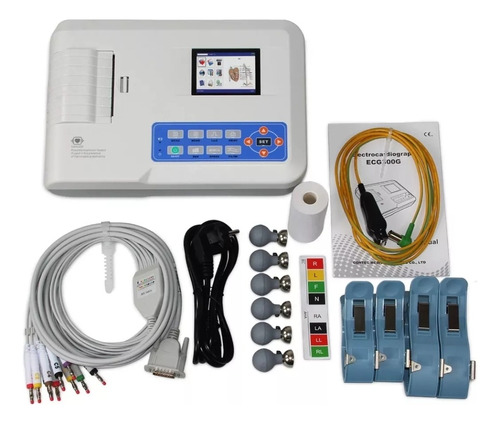 Electrocardiografo Contec 300g 3 Canales Software, Diagnosti