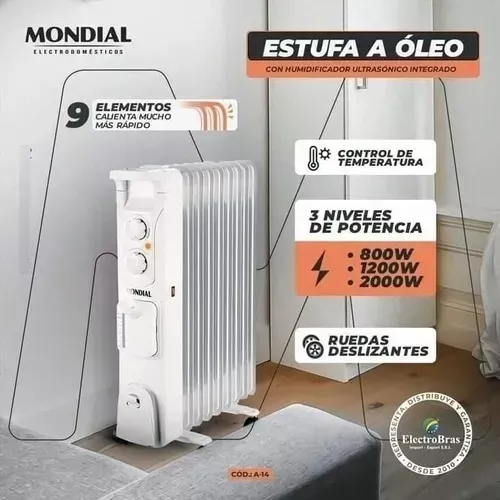 Terceira imagem para pesquisa de aquecedor a oleo mondial