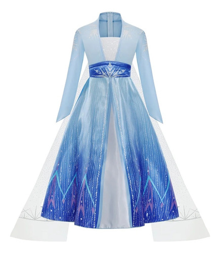 Vestido Frozen Inspiprincess Elsa Para Niñas Hoween