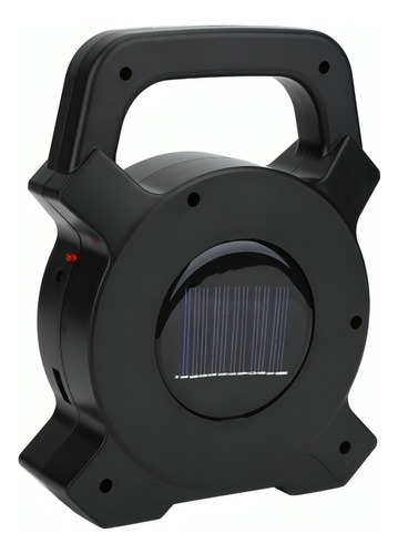Lanterna Recarregável Solar Cob Refletor De Mão 4 Luzes Led