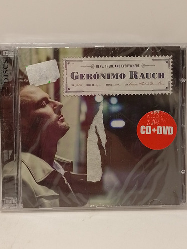 Gerónimo Rauch Here There And Everywhere Cd Y Dvd Nuevo