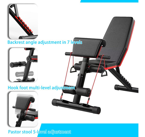 Cadehub Banco De Entrenamiento Banco De Pesas Ajustable