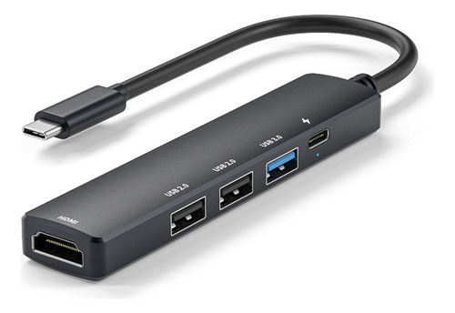 . Adaptador Tipo C A Usb-c 3.0 2.0 Hdmi Compatible Con Hub .