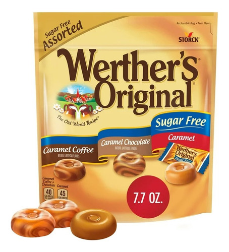 Werther's Original Caramelos Duros Surtidos Sin Azúcar