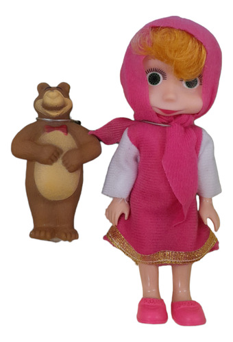 Muñeca Masha Y El Oso Set En Caja 15cm Alto