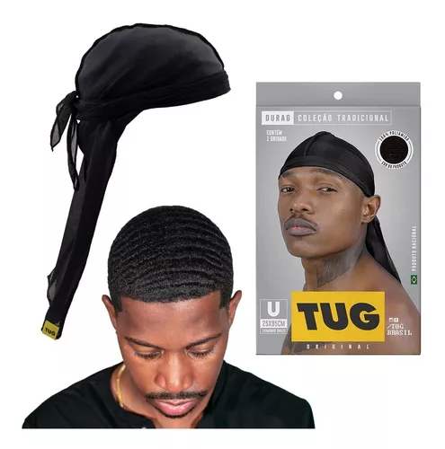 Bandana Durag Veludo Branca - TUG Brasil