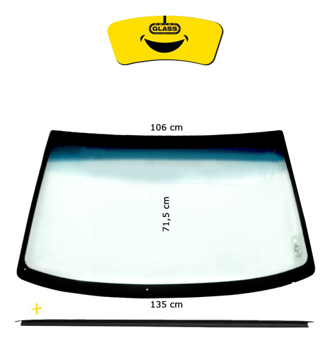 Parabrisa Gol G2 G3 G4 1995 A 2014 - Volkswagem