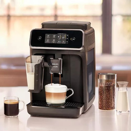 Cafetera automática Philips Walita con molinillo LatteGo EP2230, espresso  negro automático, 220 V