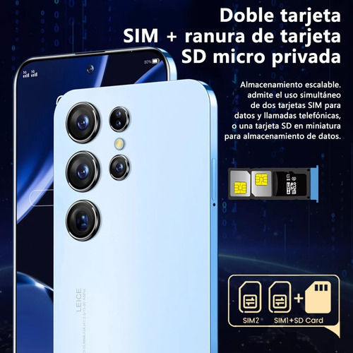 Teléfonos Inteligentes Android Baratos S23 Ultra 6.6 En Ram2gb Y Rom16gb
