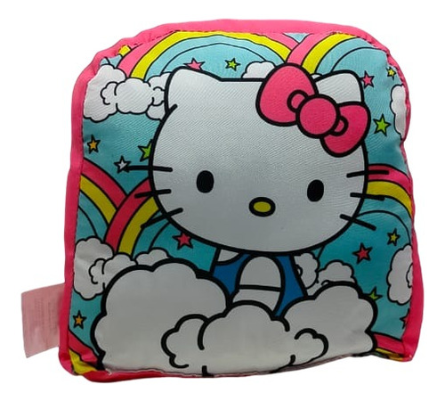 Peso De Porta Protetor De Impacto Tecido Rosa Hello Kitty