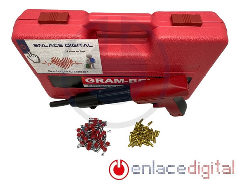 Imagen 3 de 8 de Pistola Fijación Gram-bel Gb-100 Clavos Fulminantes Gratis
