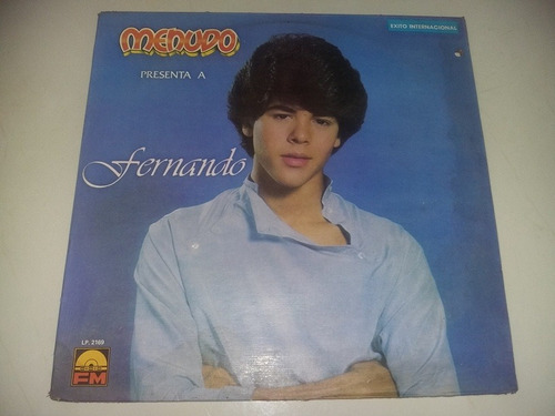 Lp Vinilo Disco Acetato Vinyl Menudo Presenta A Fernando