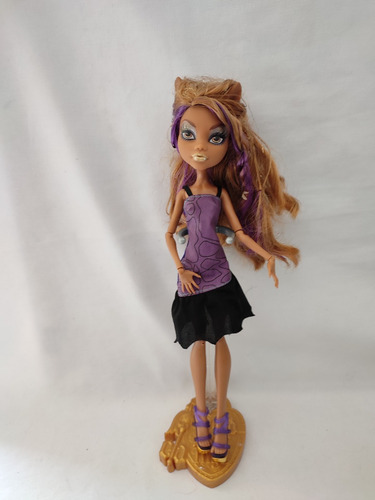 Clawdeen Wolf Muñeca Monster High 13 Deseos (Usado)
