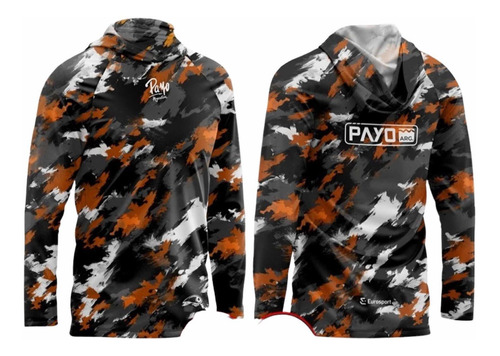 Remera Payo C/capucha Cuello Individual Sec Rapido Pro Uv Na