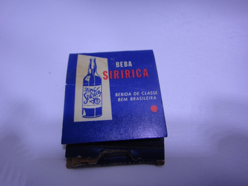 Antiga Caixa De Fosforo  Cachaça Siririca Agua Ardente