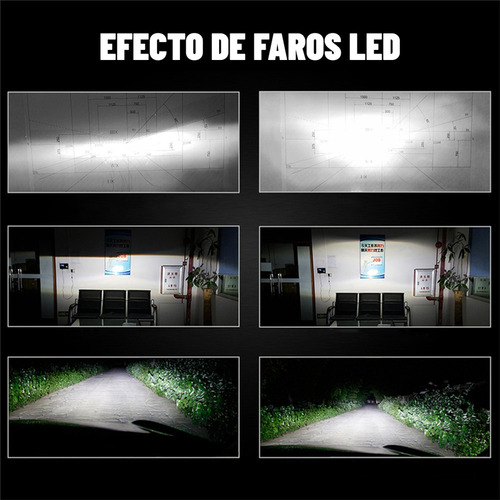 F2 Kit De Focos Led Luz Alta/baja/niebla For Kia